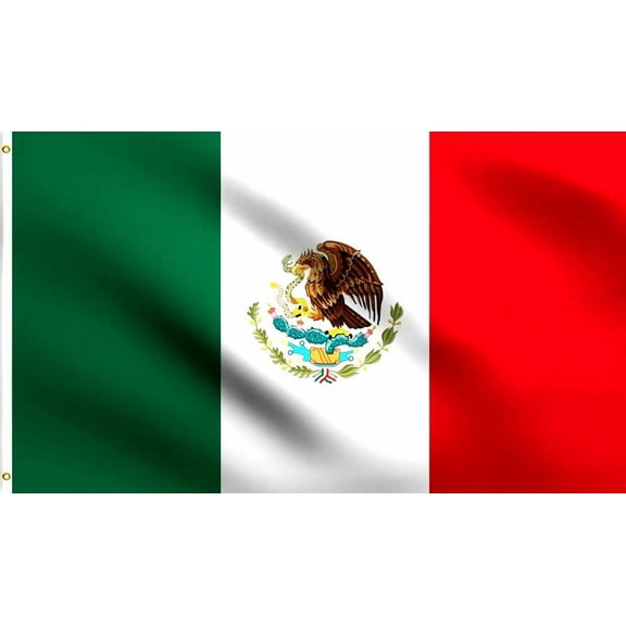 2x3 Mexico Flag 2'x3' House Banner grommets super polyester PREMIUM