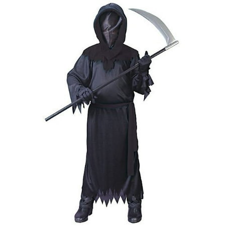 Fun World Big Boys Faceless Ghost Costume Medium (8-10) Black