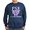 Navy, variant on - Pi Sigma Epsilon Pillar Logo Sweatshirt - Classic Crew Neck Sweatshirt