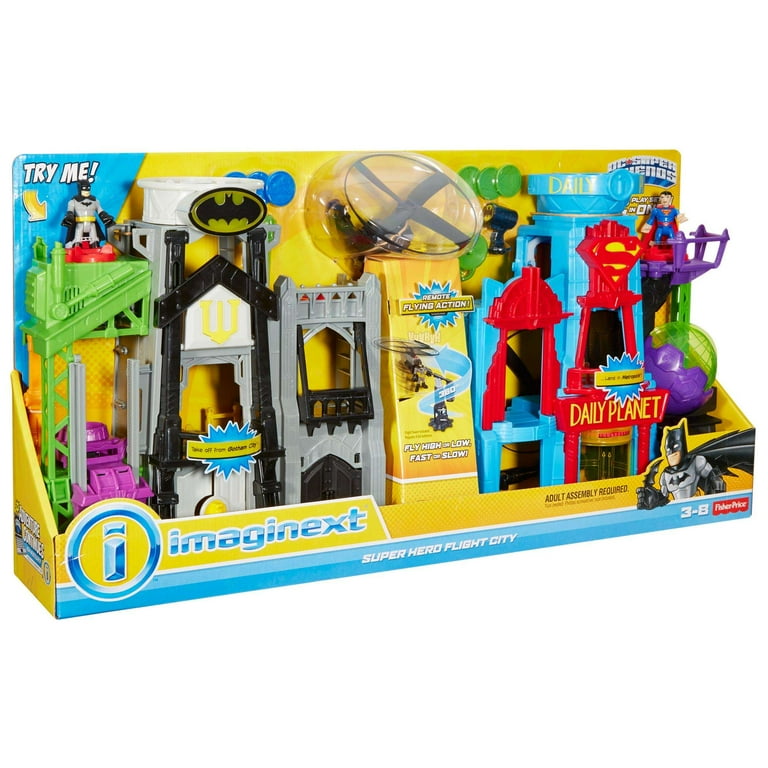 Imaginext batman and superman hot sale playset