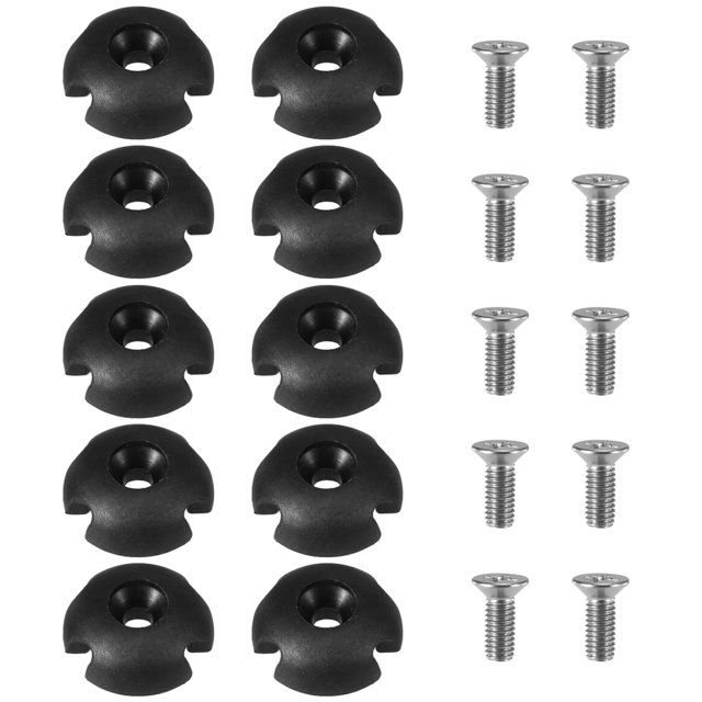 Clip para sedal Guía de línea de cubierta de 10 piezas Accesorios de montaje ranurados redondeados p Meterk Clip para sedal