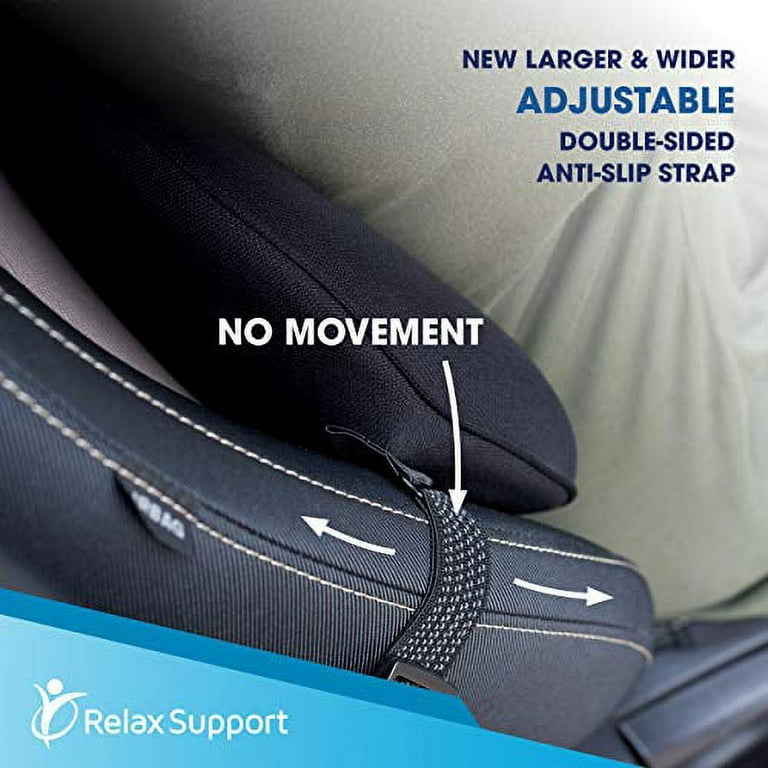  Lumbar Support Pillow for Car Seat – Multi-Use Memory Foam  Lower Back Cushion with Ergonomic Streamline, Upgraded for Waist & Hip Pain  Relief, Perfect for Office Chair,Car Driver, Recliner,Black : Home