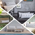 thumbnail image 6 of Watercolor Grey Floral Body Pillow Covers 20"x60", Gray Ombre Botanical Summer Soft Brushed Microfiber Breathable Throw Pillow Covers, Pillowcase with Zipper for Couch Sofa Bedroom Living Room, 6 of 9