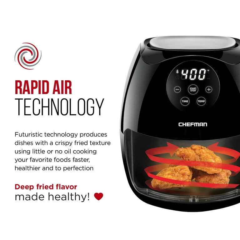 Chefman 5 Quart Digital Air Fryer - Macy's