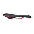 thumbnail image 2 of SDG Allure, Ti-Alloy Rails, Black Microfiber Front / Black Microfiber Back w/ Neon Pink Accents and Painted Rails, 2 of 2