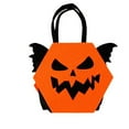 thumbnail image 2 of Halloween Trick or Treat Basket​ Handmade Candy Bags with 3D Plush Halloween Characters for Halloween Trick or Treat Grocery Shopping Party 2PC, 2 of 5