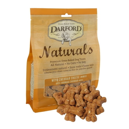 Darford Naturals Oven-baked Cheddar Cheese Mini Dog Treats, 14