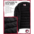 thumbnail image 5 of CANADA WEATHER GEAR Girls Puffer Jacket - Lightweight Packable Bubble Coat Water Resistant (7-16), 5 of 6