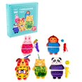 thumbnail image 2 of Wooden Lace Animal Threading Toy Preschool Learning Educational Toy Gift Set, 2 of 8