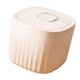 thumbnail image 1 of Cubo de cereales, contenedor de arroz, 11 lb con tapa a presión, lata, frasco hermético, contenedor sellado Beige, 1 of 9