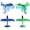 2pcs * a, variant on Dinosaur Foam Glider Launcher Toy, Foam Glider Airplane Launcher Toy Dual Flight Modes,Fun Outdoor Flying Catapult Toy - Fun Birthday Gifts & Party Favors (2PCS * A)