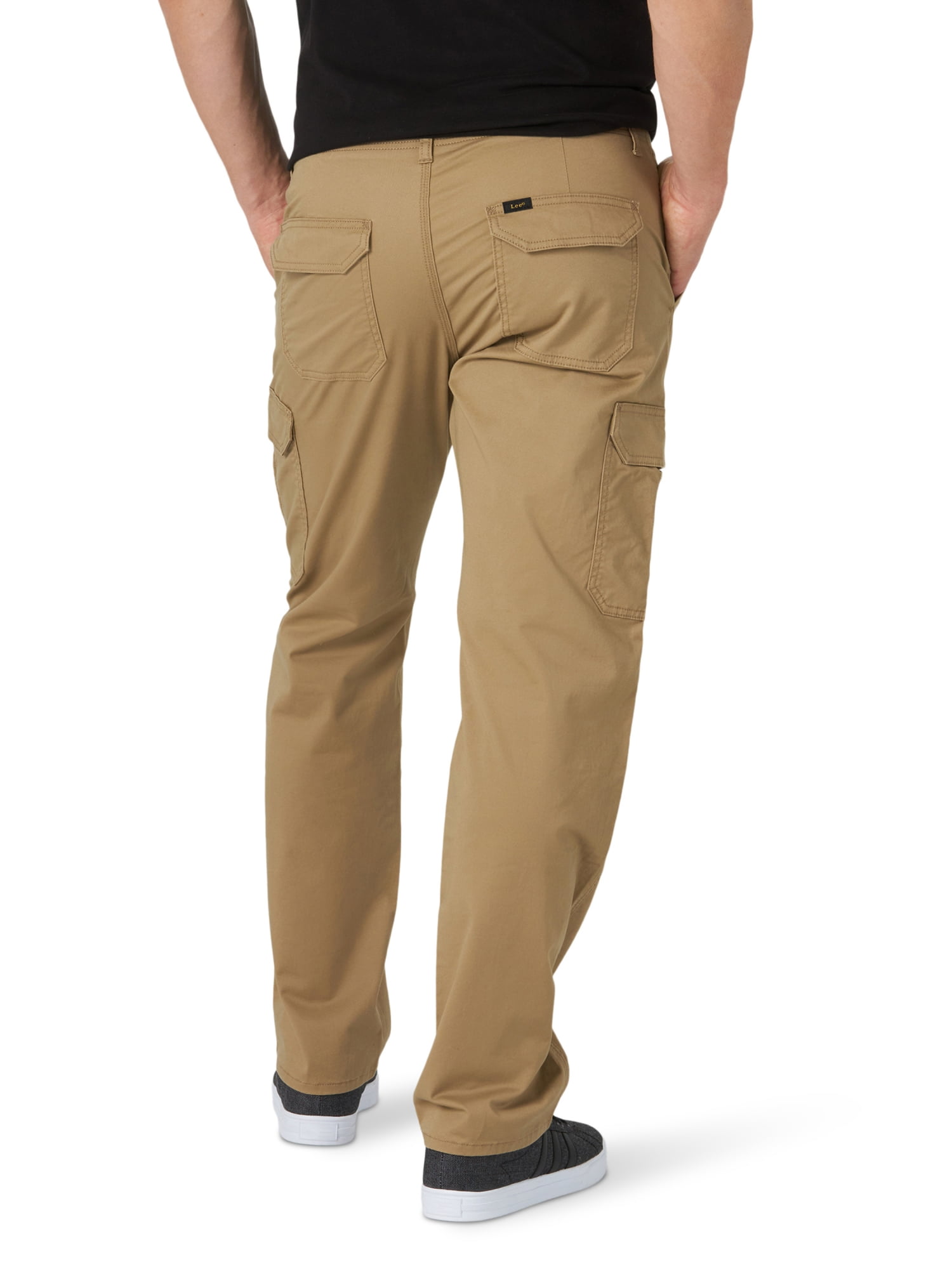 Lee Men's Extreme Comfort Cargo Twill Pant Straight Fit 