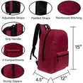 thumbnail image 3 of Mochila Moda West 15 School para niños Paquete de 24 6 Colores, 3 of 8