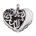 thumbnail image 2 of 2 Collares Conmemorativos De De Recuerdo De Cremación Con Colgante En Forma De Corazón Salvador  Colgante de urna conmemorativa, 2 of 7