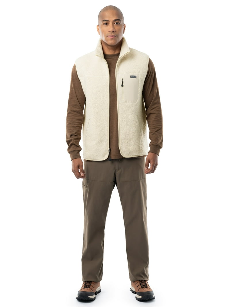 Wrangler Outdoor Men's & Big Men's Full Zip Burly Utility Hiking