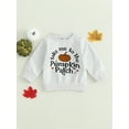 thumbnail image 2 of Wassery Baby Halloween Sweatshirt Long Sleeve Pumpkin Letter Print Pullovers Tops 6M 12M 18M 24M 3T Toddler Girl Boy Autumn Clothes, 2 of 8