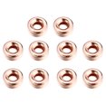 thumbnail image 1 of 10 piezas de cuentas sueltas con agujeros, cuentas espaciadoras pulidas DIY, suministros de joyería populares de varios tamaños para collar Ropa, zapatos y accesorios Miscelánea Oro rosa 8 mm Jumpingount AP010776-29B, 1 of 6