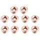 thumbnail image 2 of 10 piezas de cuentas sueltas para manualidades brillantes, cuentas espaciadoras hechas a mano, suministros de joyería de varios tamaños, Ropa, zapatos y accesorios Miscelánea Oro rosa 10 mm Sonducket AP010776-31B, 2 of 6