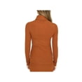 thumbnail image 2 of Sanctuary Womens Solid Turtleneck Top Brown L, 2 of 2