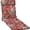 Luau Red Tropical Floral, variant on Outdoor Chaise Cushion, 21 in x 72 in, Weather-Proof, Rain-Proof, Fade Resistant Patio Cushion for Chaise Lounger Ruby Clarissa