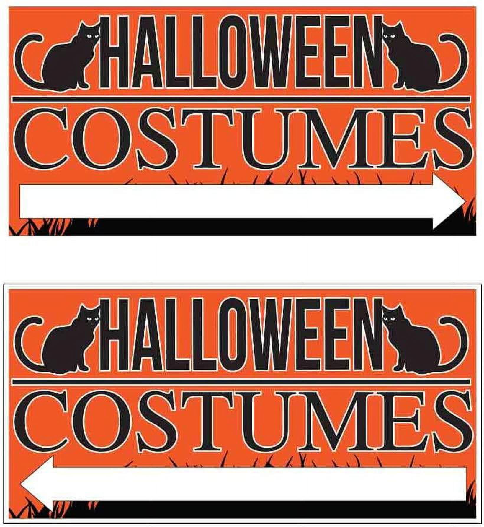 Halloween Costumes Yard Signs