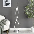 thumbnail image 4 of Finesse Decor Chrome Vienna LED 55" Tall Floor Lamp // Dimmable, 4 of 5