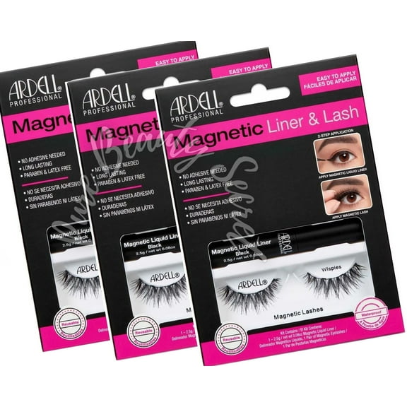Ardell - Magnetic Liquid Liner & Lash - Wispies x 3