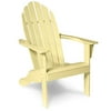 Wood Adirondack Chair-yellow