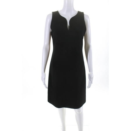 

Pre-owned|Ellie Kai Womens V-Neck Sleeveless Dress Black Size 4