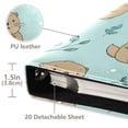 thumbnail image 4 of PU Leather Photo Album with Self-Adhesive Pages Scrapbook DIY Picture Holds 20+ Sheets Cute Otter Pattern, 4 of 9