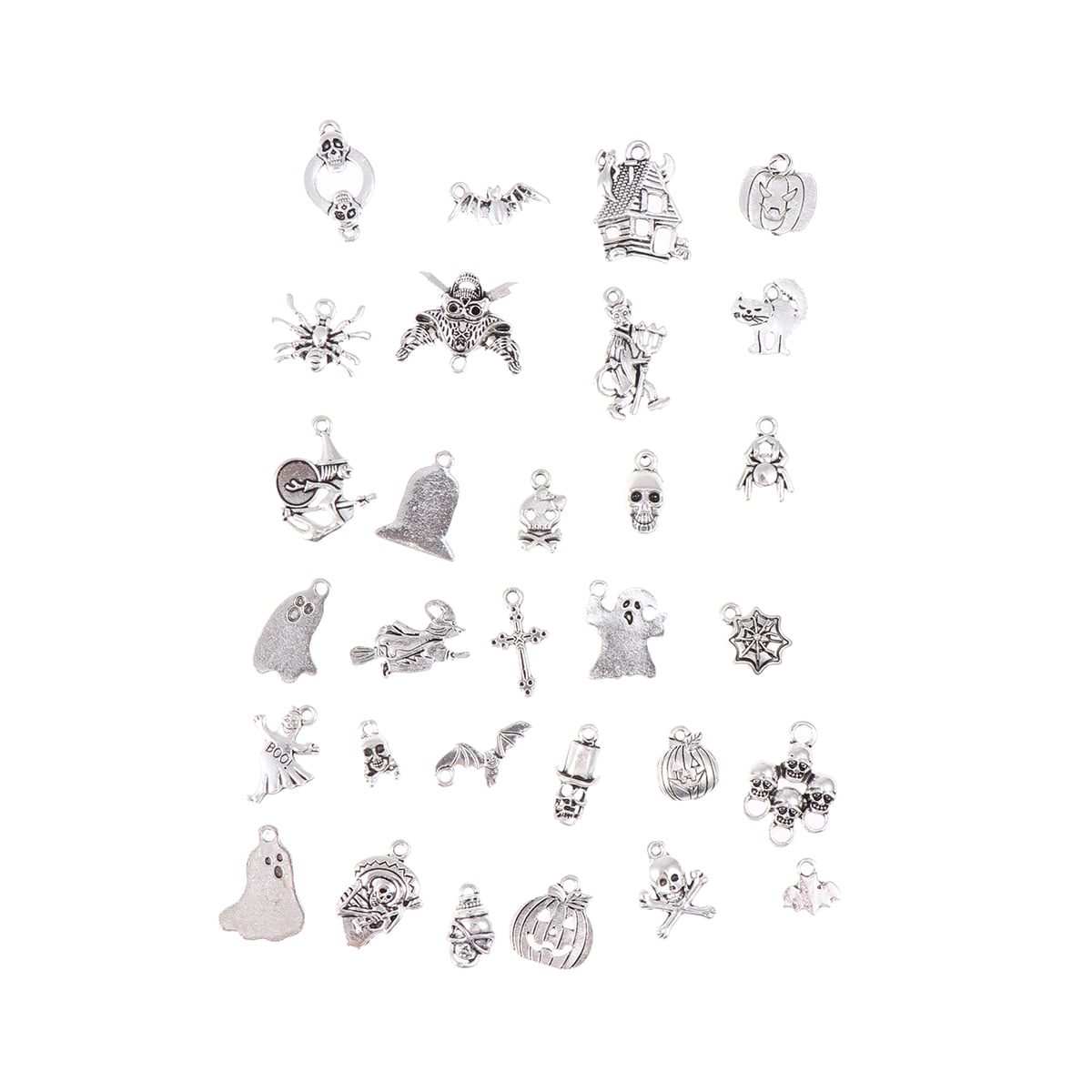 Hot Antique Silver Jewelry Finding Charms Pendants Carfts DIY 77 Styles 