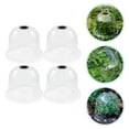 thumbnail image 3 of Eease Garden Cloche Plant Dome Bell Cover 4pcs Plastic Protector, 3 of 5
