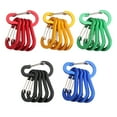 thumbnail image 3 of Cientrug 5x Lightweight Aluminum Carabiner Clips For Keys Durable And Functional Small Carabiner Clip Smooth green, 3 of 6