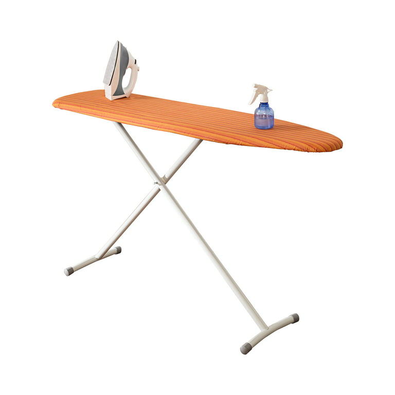 Honey Can Do Basic Ironing Board with 2-Leg Stand, Orange 