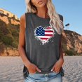thumbnail image 2 of IROINNID Sleeveless Tank For Women Comfortable Casual Round Neckline Women Tops USA 4th Of July, 2 of 4