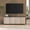 Black/Off-White, variant on Lillian Rectangular TV Stand for TV's up to 75" in Black Grain/Satin Walnut