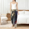 thumbnail image 4 of Rateoe Colorful Ink Cute Horse Pattern Women’s Ultra-Soft Comfy Pajama Lounge Pants Sleepwear,Comfortable Lounge Wear,lightweight Pajamas, Casual Home Wear-Medium, 4 of 6