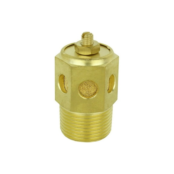 Milton Speed Control Exhaust Muffler, 3/4” MNPT -Silencer/Diffuse Air & Noise Reducer - Box of 25