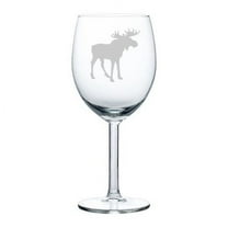 Wine Glass Goblet Moose (10 oz)