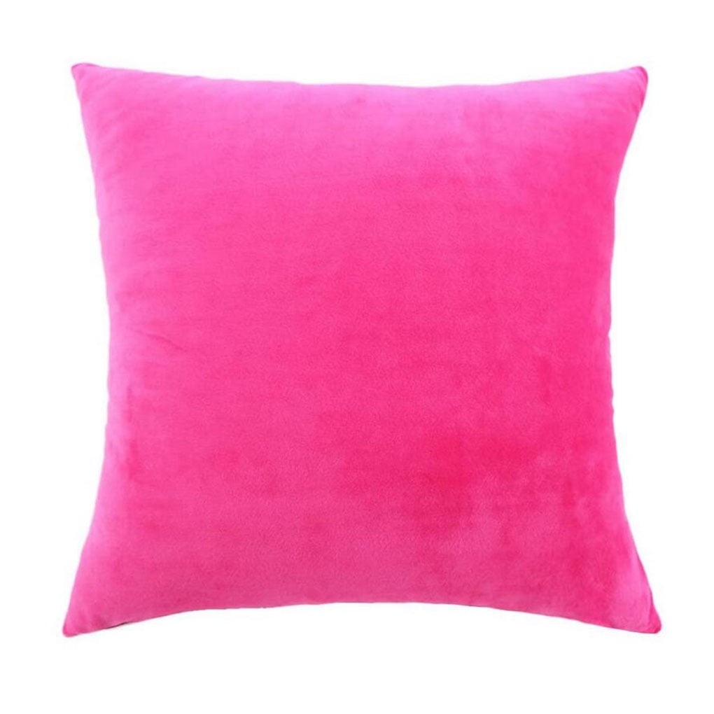 Worallymy Short Plush Pillow Case Sofa Chair Throw Pillow Cover Home