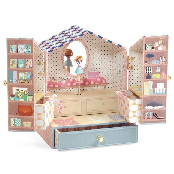Djeco : Boîte à Musique / Boîte à Bijoux Tinou Shop Enfant