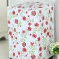 thumbnail image 4 of Waterproof Washing Machine Cover Red Flower Pattern Dust Proof Style B, 4 of 9