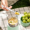 thumbnail image 4 of Dinnerware Set Outdoor Folding 304 Stainless Fork and Spoon Portable Multi Functional Tableware Camping Travel Spoon with Storage Box, 4 of 9