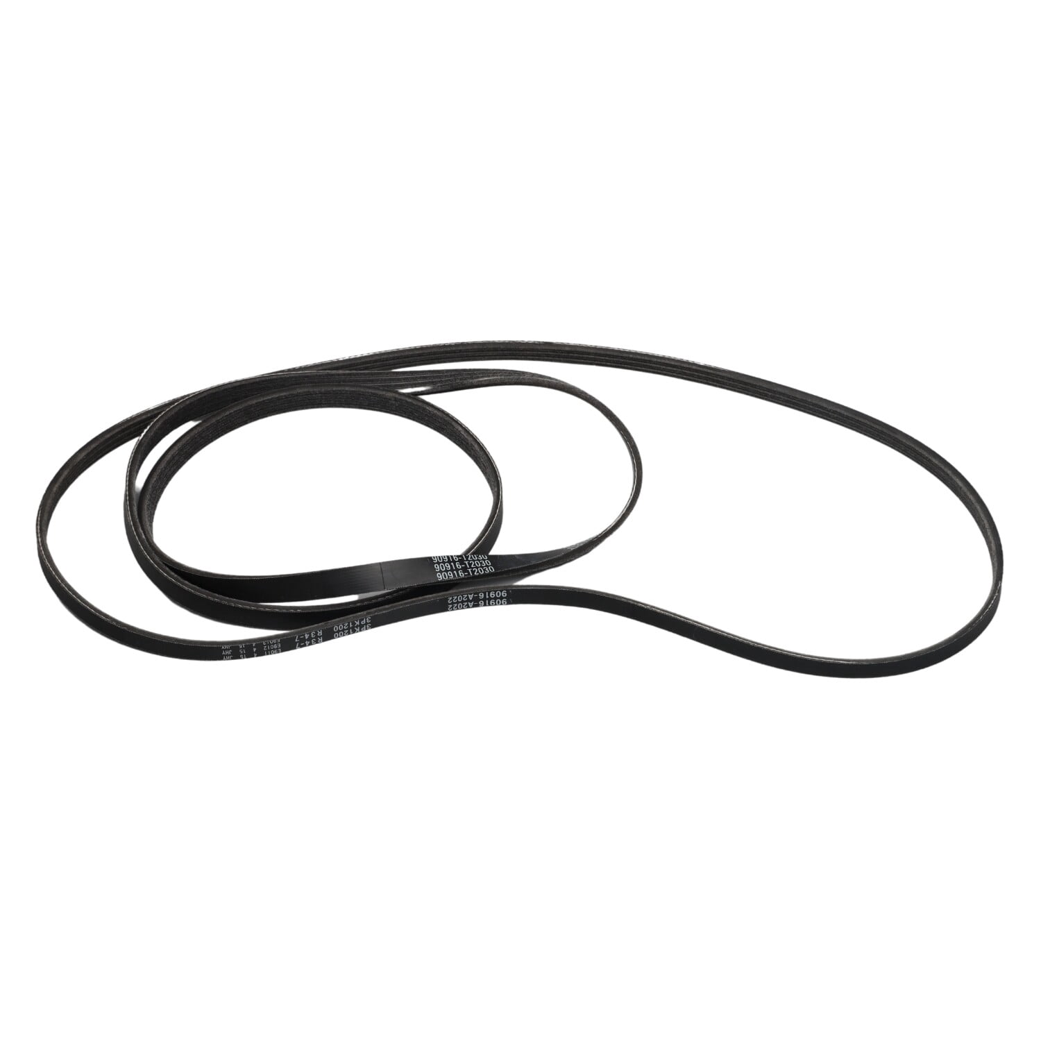 2Pcs Serpentine Belt Fit for 2010 2011 Toyota Camry 90916-A2022 & 90916-02671
