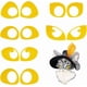 thumbnail image 1 of 6 pares de ojos acrílicos para disfraz de furry, 6 estilos, dorados, 2D, para cosplay, manualidades y disfraces., 1 of 9