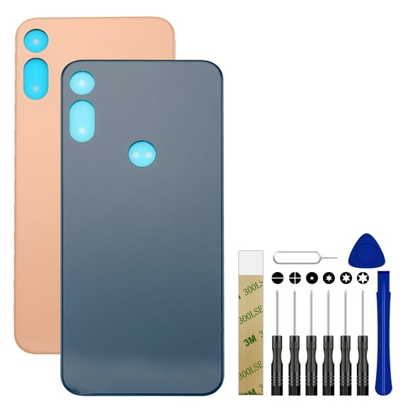 For Motorola Moto E (2020) XT2052-6 Replacement Back Battery Cover Tool Blue