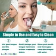 thumbnail image 4 of 2PCs Medical Grade Tongue Scraper by Vastmed | Stainless Steel Tongue Cleaner, Metal Tongue Scraper with Travel Bag | Tongue Scrubber for Bad Breath, Boost Oral Hygiene, 4 of 8