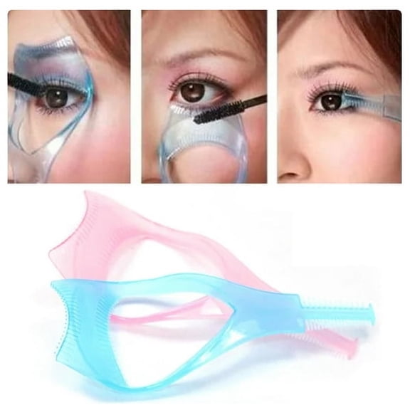 Hevirgo Eyelash Guard Solid Anti-Fall Lightweight Makeup Mascara Guard Curler Applicator Comb for Female
