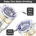thumbnail image 3 of 40th Wedding Gifts Anniversary Cups, Ruby Wedding 40th Anniversary Cups, 40th Anniversary Cup For Couple Parents Friends, 40 Oz Stainless Steel Tumbler with Handle and Straw (1 PC), 3 of 5