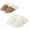 White+Khaki, variant on 2 Pairs Set Women's Winter Clog Slippers - Casual, Soft, Warm, Anti-Skid - Plush Fleece Lining - For Cozy Indoor Wear - Perfect Gift for Women